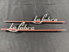 1960’s  Buick LeSabre Rear Quarter Panel Nameplates picture
