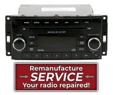 Remanufacture SERVICE for 2015-17 Jeep Wrangler Radio AM FM CD P05091164AC RES picture