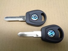 2 BLANK KEY KEYS FITS VW SCIROCCO RABBIT JETTA AUDI 100 SET OF 2 U.S. SHIPING picture