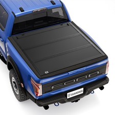 5.5FT Low Profile FRP Hard Tri Fold Tonneau Cover for 15-26 Ford F-150 picture