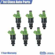 Set Of 6 Fuel Injectors Fit 1991-1995 Mitsubishi 3000Gt Dodge Stealth 3.0 Inp061 picture