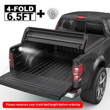 4 FOLD 6.4/6.5FT Bed Soft Truck Tonneau Cover For 03-25 Dodge Ram 1500 2500 3500 picture