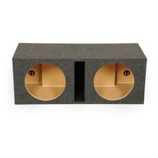 Q Power QBASS Dual 10 Inch Heavy Duty Car Audio Subwoofer Enclosure Box picture