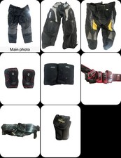 Paintball/airsoft/motorsports gear, 3 Pairs Pants, 2 Knee Pads, 2 Gear Belts picture