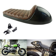 Brown Cafe Racer Seat Retro Vintage Motorcycle Seat Saddle Scrambler Cushion picture
