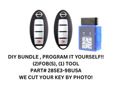 DIY BUNDLE PAIR OEM 2022+ NISSAN FRONTIER TITAN MURANO SMART KEY FOB 285E3-9BU5A picture