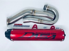 Dasa Exhaust Full System Clasic Ed. Yamaha YFZ450R Red/Black/Black picture