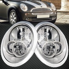 Fits Mini Cooper Headlight Headlamp Set Performance Lens MC2502102 MC2503102 picture