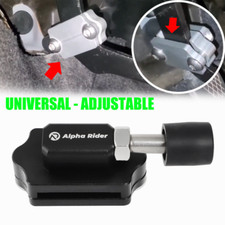 Universal Adjustable Clutch Pedal Stopper Kit Clutch Petal Plate Bracket Crank picture