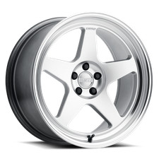 Kansei K12H-188512+35 KNP Hyper Silver Machined Lip 18x8.5 5x114.3 +35mm Wheel picture