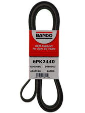 BANDO 6PK2440 Serpentine Belt-Rib Ace Precision Engineered V-Ribbed Belt  picture
