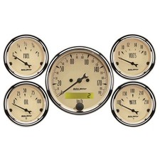 AUTOMETER A/B 5pc. Gauge Kit w/ Elec. Speedo - Metric- 1809-M picture