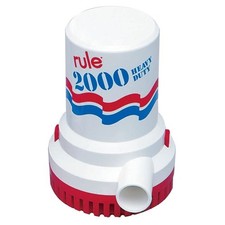 Rule 2000 Gph Non-Automatic Bilge Pump W/6' Leads 10-6UL picture