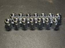 New Jaguar Daimler E-Type Mk S-Type XJ XK Chrome Engine Cylinder Head Nut C2328 picture