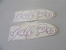 GULF PRO DECAL PAIR (2) 7 1/2
