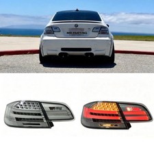 2006-2012 BMW E92 M3 Clear LED TailLights Rear Lamps Pair picture