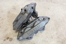 91-96 NISSAN 300ZX NON TURBO FRONT DISC BRAKE CAST IRON CALIPERS 30MM OEM picture