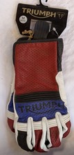 Men’s Leather Motorcycle Gloves Original Triumph Cali Retro MGVS2211-103M picture