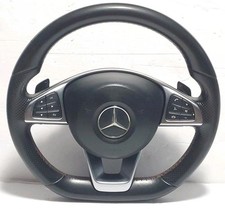 2014-2018 Mercedes W117 Cla250 Cla453 Steering Wheel 3 Spoke W/Paddle Shift OEM  picture