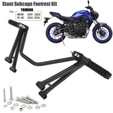 Rear Subcage for 2014-2026 Yamaha MT-07 Stunt Bar Passenger Foot Pegs Guard FZ07 picture