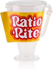 Ratio Rite Original Measuring Cup + Lid for Gas-Oil Pre-Mix, Clear picture