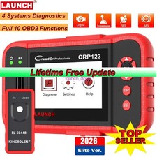2026 LAUNCH X431 CRP123 Elite OBD2 Diagnostic Scanner ABS SRS Fault Code Reader picture