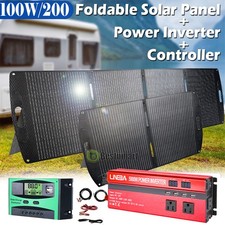 200W Foldable Solar Panel Kit Waterproof Solar Charger Outdoor Power Station picture