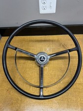 1967 1968 1969 Dodge Mopar A B Charger Steering Wheel Black No Cracks  picture
