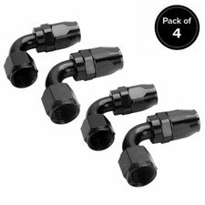 LokoCar 12AN 90 Degree Swivel Hose End Fittings Fits CPE Fuel Line Aluminum 4Pcs picture