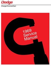 1969 Dodge Charger Coronet Dart Service Manual picture