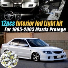 12Pc Super White Car Interior LED Light Bulb Kit for 1995-2003 Mazda Protege picture