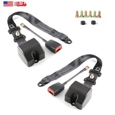2pcs Fit For VW Karmann Ghia 1955–1974 3-point Seat Belts picture