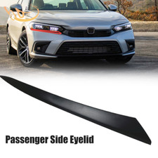 Fit 2022 23-2024 Honda Civic Headlight Eyelid Molding Trim Black RH HO1213131 picture