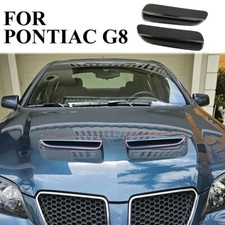 Carbon fiber style engine hood air vent moulding cover trim for Pontiac G8 picture