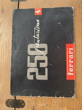 Original Ferrari 250 Cabriolet,250 Coupe, 250 GT Berlinetta 12 PG Color Brochure picture
