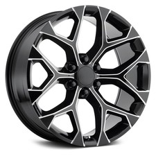 Strada OE Replica SNOWFLAKE REPLICA Wheel 20x9 (24, 6x139.7) Black Single Rim picture
