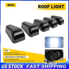 5PCS Solar Powered Cab Light LED Wireless Cab Roof Lights White For Pickup Truck picture