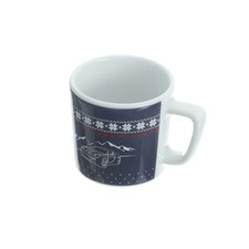 Porsche Christmas Collector's Espresso Cup No. 2 Blue/Red WAP-050-003-0R-ESC picture