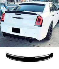 Gloss Black SRT8 Rear Trunk Spoiler Wing Lip Fit 2011-23 Chrysler 300 300S 300C picture
