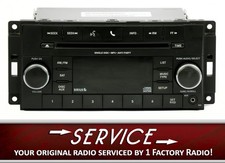 Remanufacture SERVICE for 2012-17 Jeep Wrangler Radio AM FM CD P05091198AB RES picture