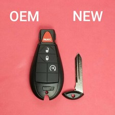 GQ4-53T New OEM 2014 - 2020 Jeep Cherokee Fobik Key 4B Remote Start picture