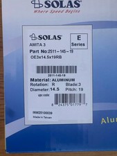 Solas propeller Amita 3 2511-145-19 - ****USED ONCE**** picture