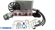 A/C Kit Universal UnderDash Evaporator - 404 Premium Red Chrome A/C QF - 2A picture