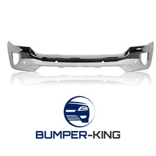 BUMPER-KING Chrome Front Bumper Bar for 2016-2018 Silverado 1500 w/ Park & Fog picture