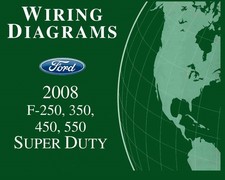 2008 Ford Truck F250-F550, Super Duty Wiring Diagrams Manual picture