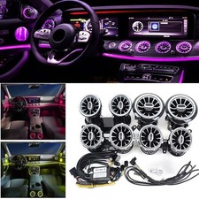 8PCS AC Air Vent LED Ambient Light For Mercedes Benz W213 E E300 E63S 2016-2023 picture