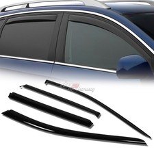FOR 14-17 NISSAN ROGUE SMOKE TINT WINDOW VISOR SHADE/VENT WIND/RAIN DEFLECTOR picture