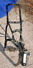 1980 YAMAHA XT 250  OEM FRAME W VIN # 3Y1-122675 picture