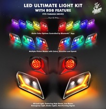STEELENG METEOR ULTIMATE RGB LED Light Kit for YAMAHA The Drive2 Golf Cart 2018+ picture