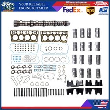 For 2008-10 Ford 6.4L Diesel OHV Camshaft Lifters Head Gasket Bolts Carrier Set picture